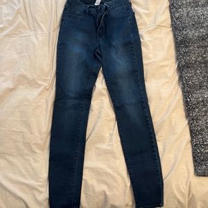 Dark blue skinny jeans